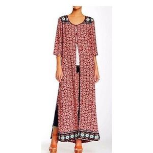 Romeo and Juliet Long Boho Kimono Cardigan